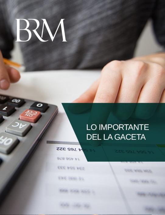 Lo importante de la Gaceta Agosto 2019 Lo importante de la Gaceta Agosto 2019